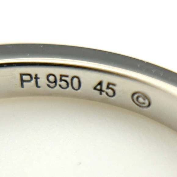 CARTIER Silver Diamond Ring - Picture 5 of 8